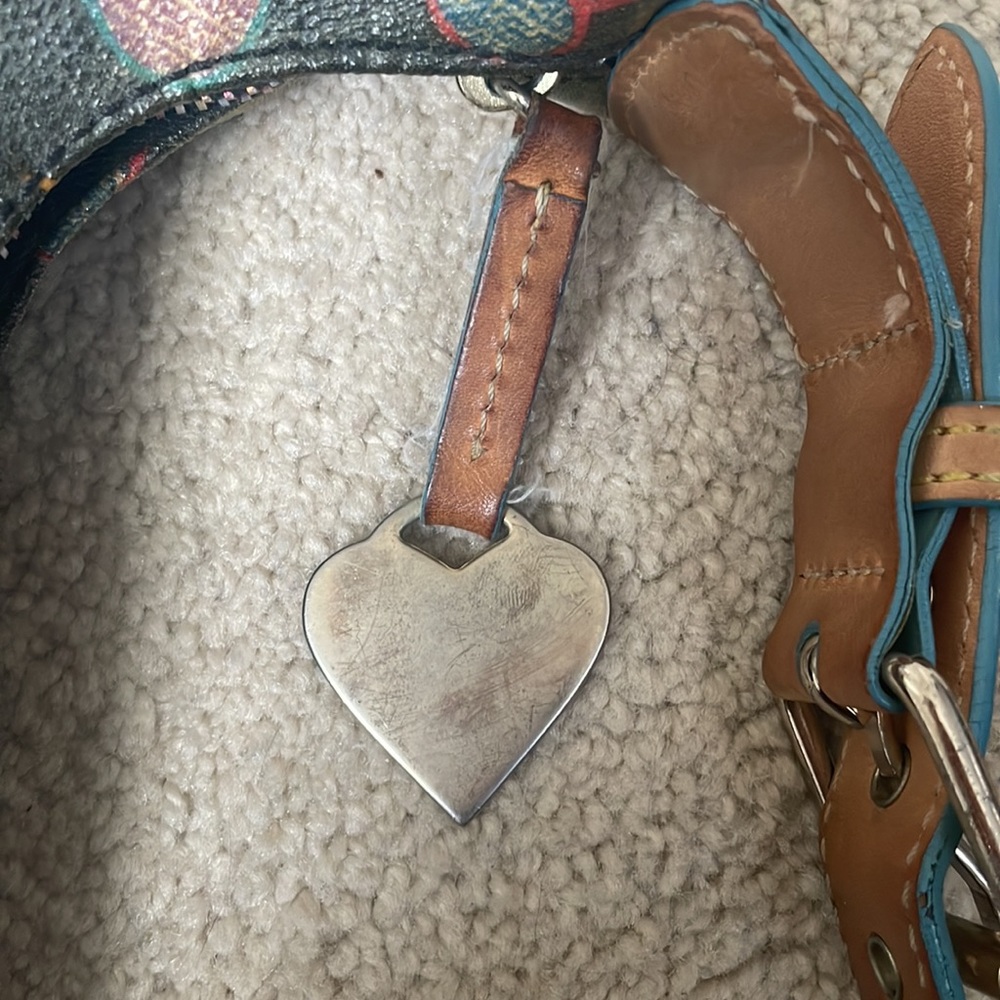 Dooney & Bourke Scribble Hearts Y2K Mini Shoulder Bag - Picture 6 of 9